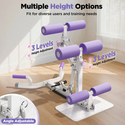 Feierdun Dq2-Upgraded Adjustable Deep Squat Machine, Glutes Workout for Home Gym Workout Training, Sit up Machine for Abs and Muscle Building, Abdominal Bench, Push up Fitness Equipment, Tiktokshopblackfriday#Summervibes Summervibes
